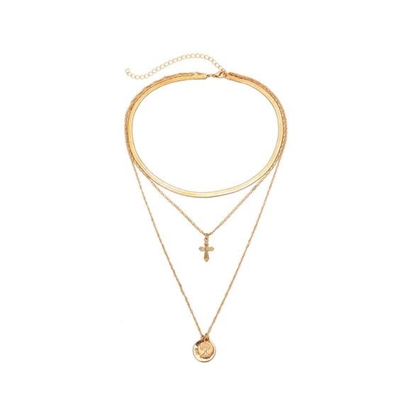 Cross Layering Necklaces - Picture 3 of 11